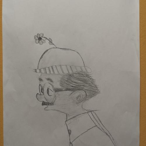 Zeichnung Mann