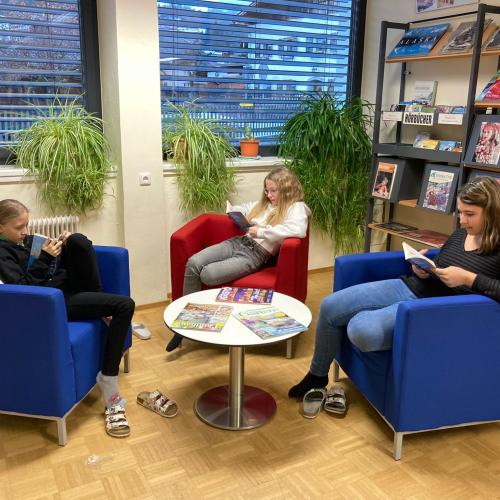 lesen in der Bibliothek 