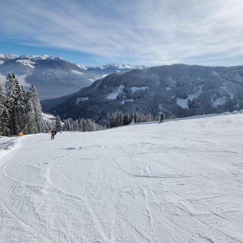 Ausblick am Spieljoch Skigebiet