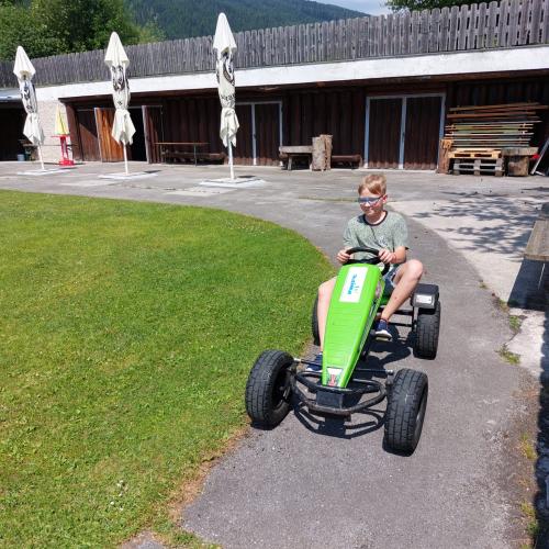 Unterwegs auf dem Kart