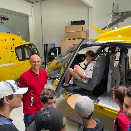 Noah und sein Vater Christian Geisler in ihrem Element