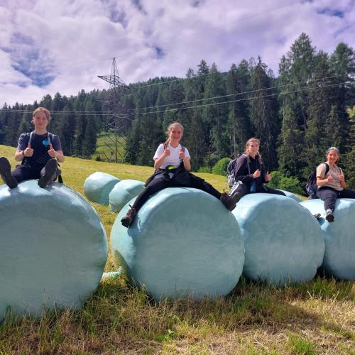 Auf den Silobällen