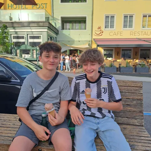 Eisessen Jungs