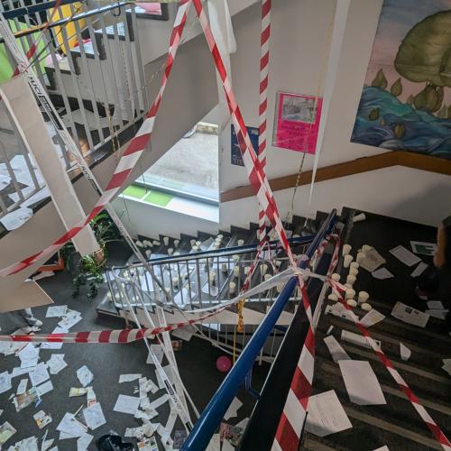 Das Chaos des Abschlussstreiches