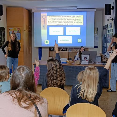 Deutsch in der Bibliothek