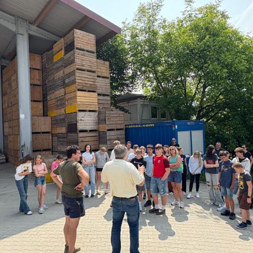 Besuch Biohof Lumperer - vorm Kühlhaus