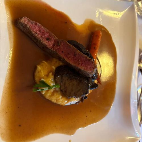 Hauptgang des Diners