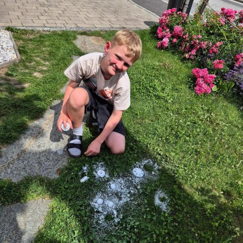 Letzte Sprüharbeiten im Freien 2