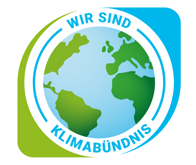 Wir sind Klimabündnis Logo NEU