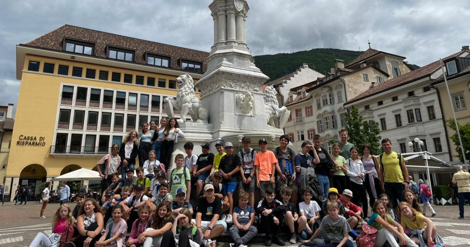 Gruppenfoto in Südtirol