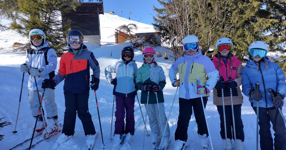 SchülerInnen auf der Piste 1