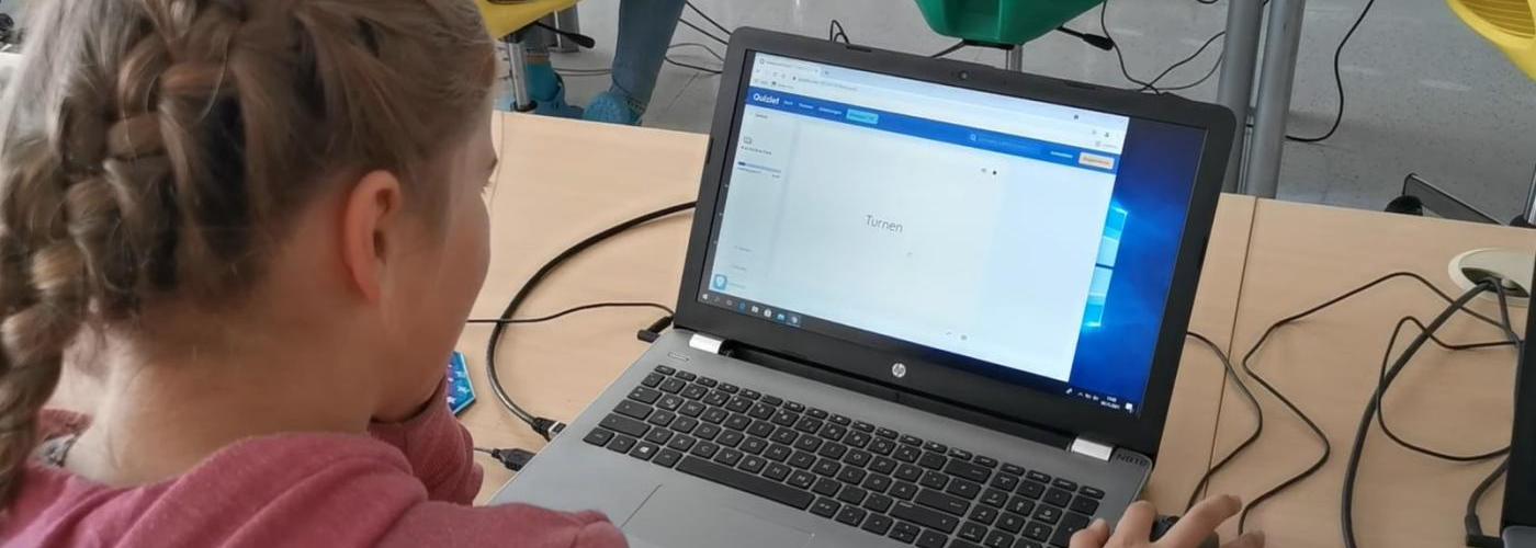 Arbeiten am Laptop