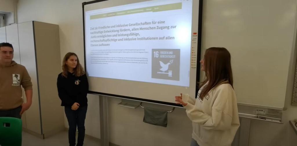 Präsentation an Whiteboards